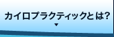 カイロプラクティックとは？